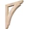 Ekena Millwork Thorton Slat Smooth Bracket, Douglas Fir, 3 1/2"W x 30"D x 34"H BKT04X30X34THR06SDF - alternate 1